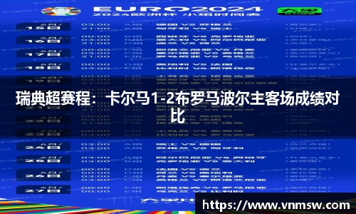 瑞典超赛程：卡尔马1-2布罗马波尔主客场成绩对比