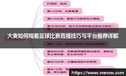 大麦如何观看足球比赛直播技巧与平台推荐详解