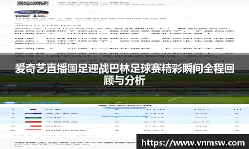 爱奇艺直播国足迎战巴林足球赛精彩瞬间全程回顾与分析
